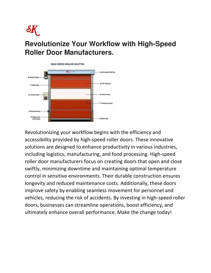 revolutionize your workflow with high speed