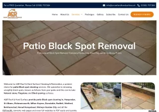 Top Patio Black Spot Removal in Radlett & Milton Keynes