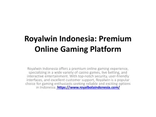 Royalwin indonesia