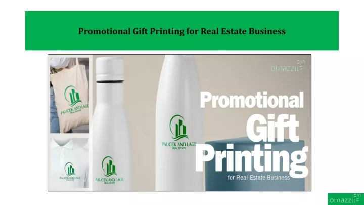 promotional gift printing for real estate business