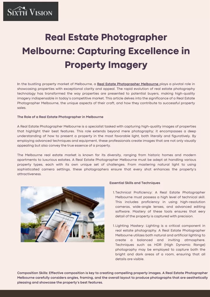 real estate photographer melbourne capturing