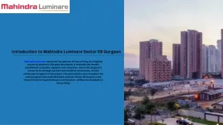 Mahindra Luminare