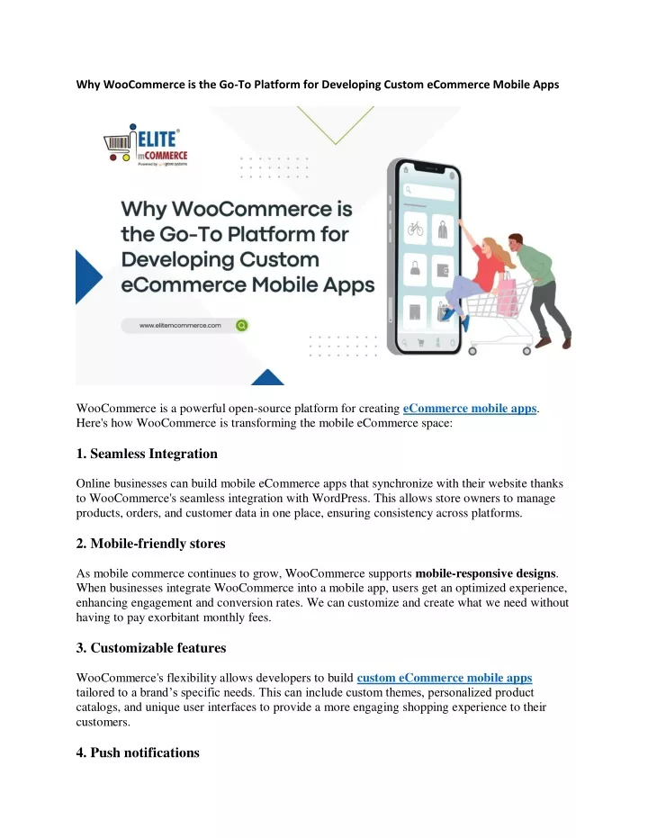 why woocommerce is the go to platform