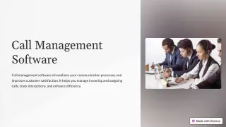 call management software : calliyo