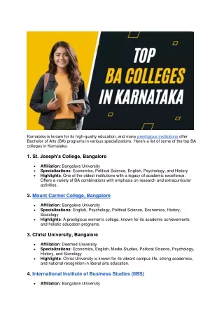 karnataka is known for its high quality education