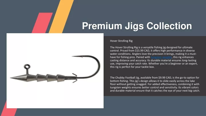 premium jigs collection