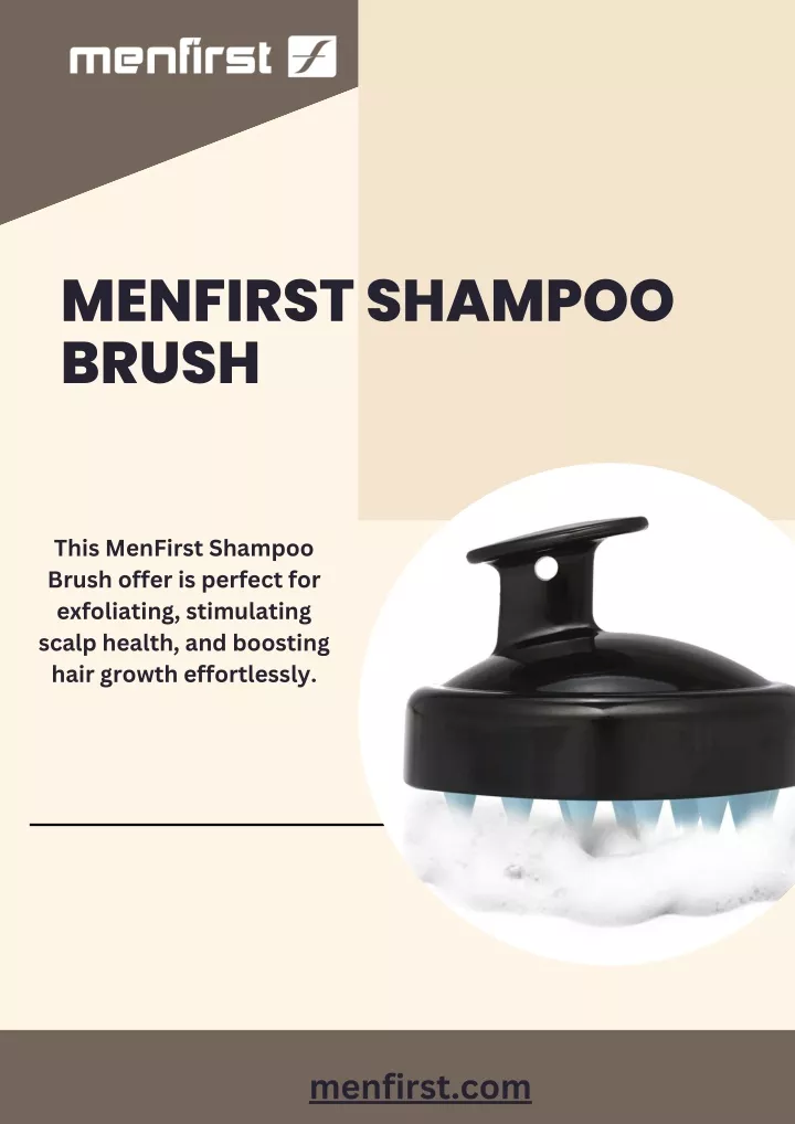 menfirst shampoo brush