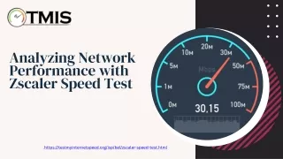 analyzing network performance with zscaler speed