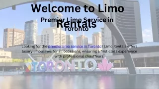 welcome to limo rentals