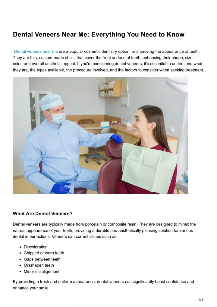 dental veneers near me everything you need to know