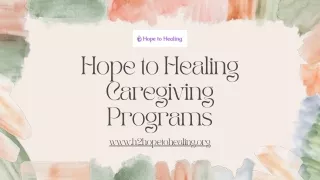 Elevate Emotional Wellbeing with Hope to Healing Professionals