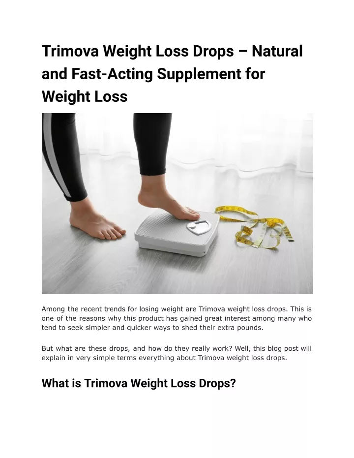 trimova weight loss drops natural and fast acting