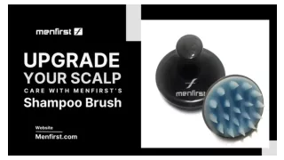 Upgrade Your Scalp Care with Menfirst’s Shampoo Brush