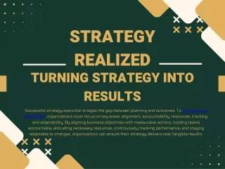 strategy realized
