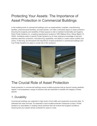 Protecting Your Assets_ The Importance of Asset Protection in Commercial Buildings