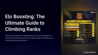 elo boosting the ultimate guide to climbing ranks