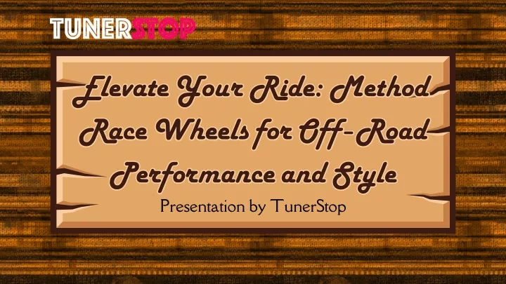 elevate your ride method race wheels for off road