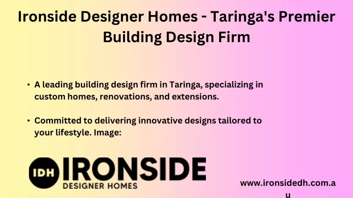 ironside designer homes taringa s premier