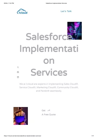 Salesforce Implementation Services