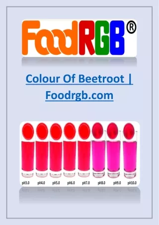 Buy Natural Red Food Color | Foodrgb.com