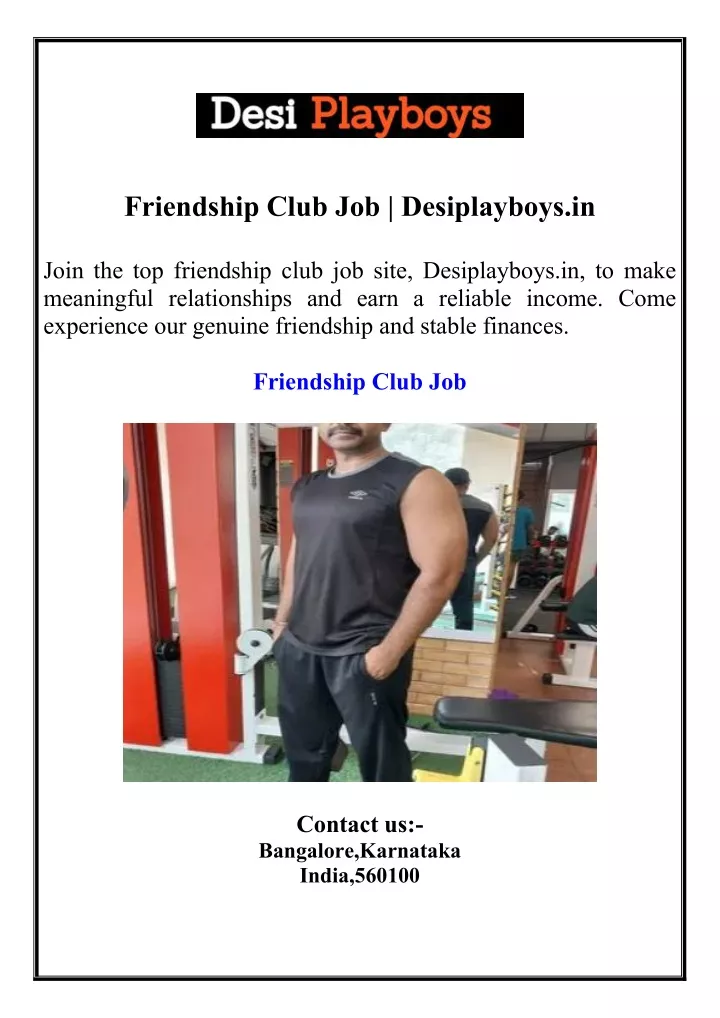 friendship club job desiplayboys in