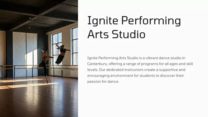 ignite performing arts studio