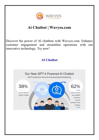 Ai Chatbot | Wavyos.com