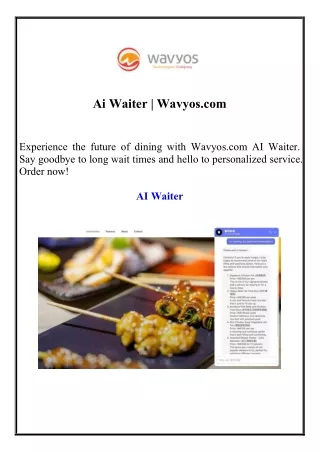 ai waiter wavyos com