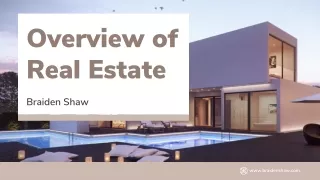 overview of real estate