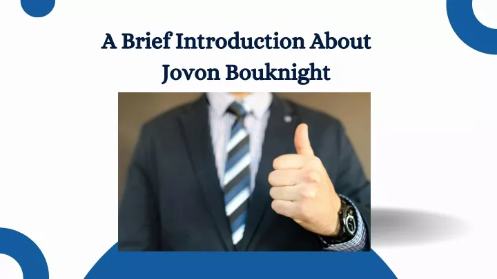 a brief introduction about jovon bouknight