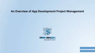 An Overview of App Development Project Management- Siddhi Infosoft