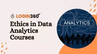 ethics in data analytics courses