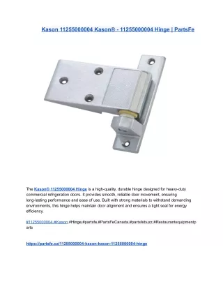 Kason 11255000004 Kason® - 11255000004 Hinge _ PartsFe