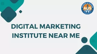 Digital Marketing Institute Near Me
