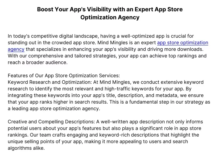 boost your app s visibility with an expert