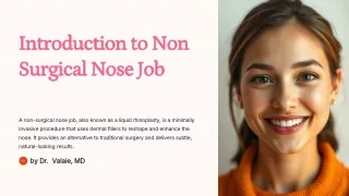 How a Non-Surgical Nose Job Can Refine Your Look in Under 30 Minutes