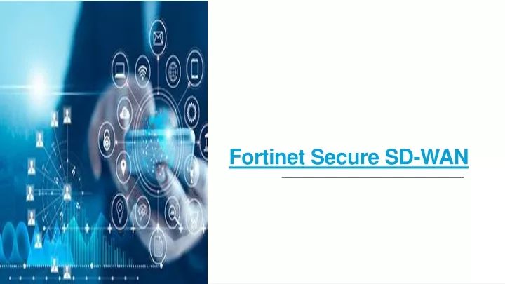 fortinet secure sd wan