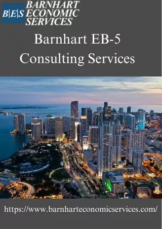 Expert EB-5 Consulting Services  Barnhart Economic Services (1)