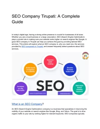 SEO Company Tirupati_ A Complete Guide