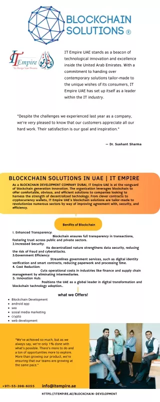 Blockchain Solutions in UAE | IT Empire