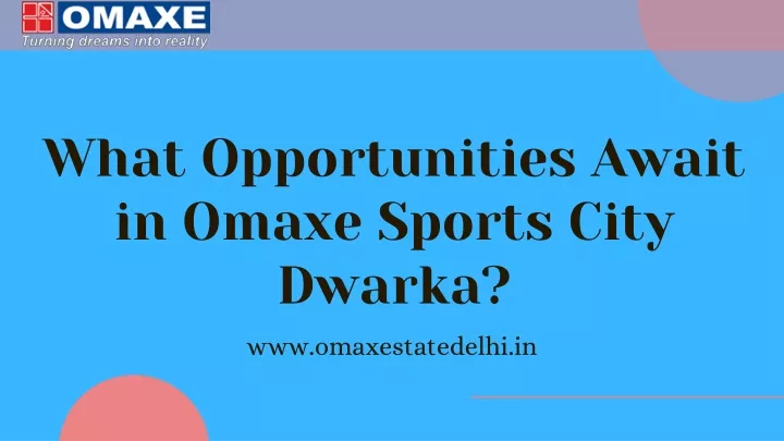 what opportunities await in omaxe sports city