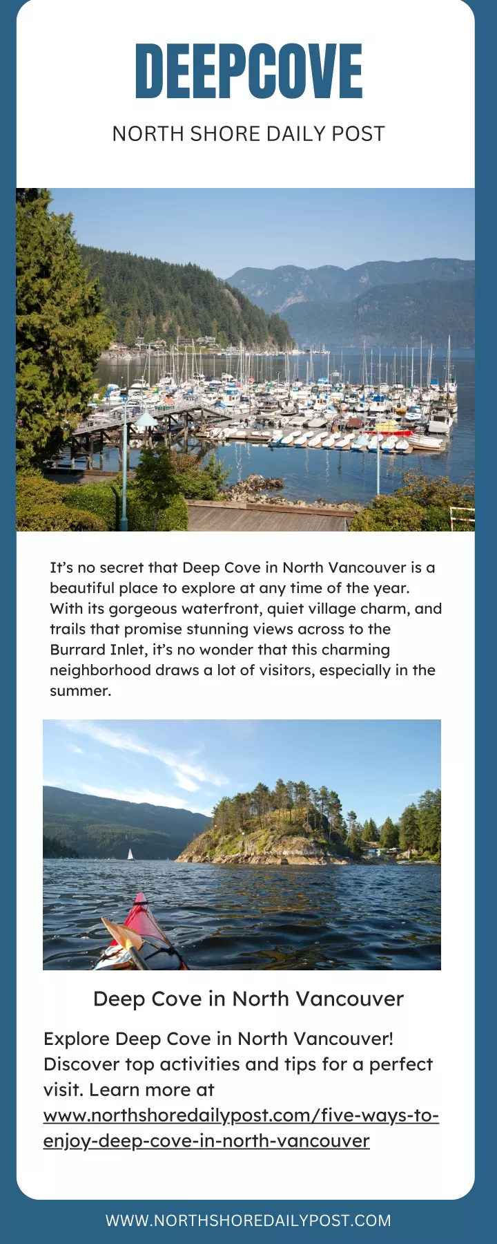 deepcove north shore daily post