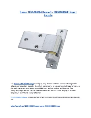 Kason 1255-000004 Kason® - 11255000004 Hinge _ PartsFe