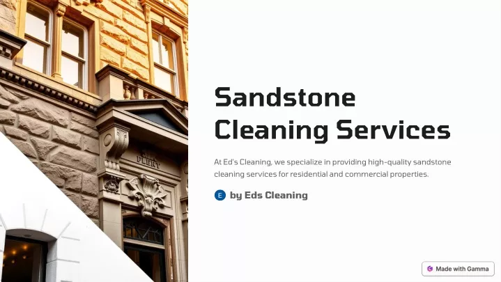 sandstone cleaning services