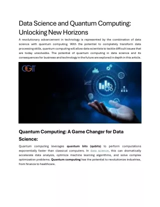 data science and quantum computing unlocking