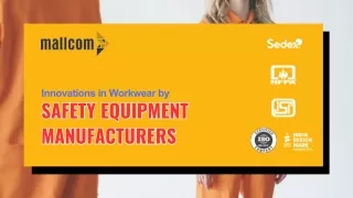 Innovations in Workwear by Safety Equipment Manufacturers