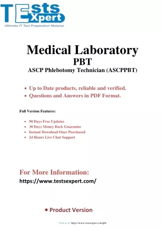 medical laboratory pbt ascp phlebotomy technician