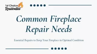 Essential Repairs to Keep Your Fireplace in Optimal Condition