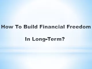 Proven Steps to Build Financial Freedom & Secure Your Future
