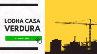 Lodha Casa Verdura 1,2 & 3 BHK Apartments Thane, Mumbai